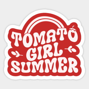 tomato girl summer Sticker